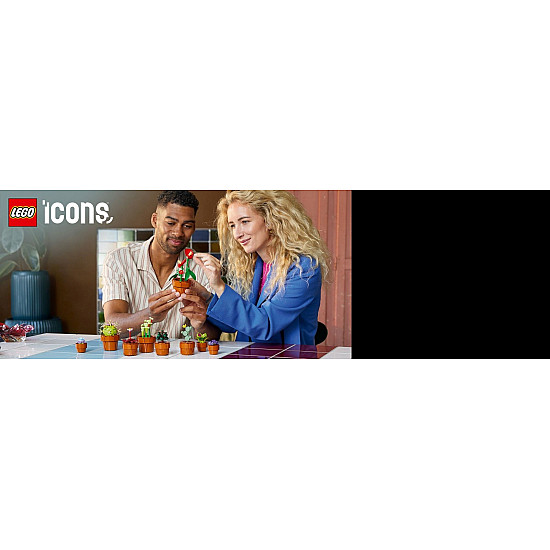 10329 Icons Mini Pflanzen, Konstruktionsspielzeug