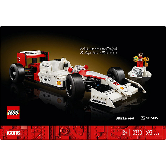 10330 Icons McLaren MP4/4 & Ayrton Senna, Konstruktionsspielzeug