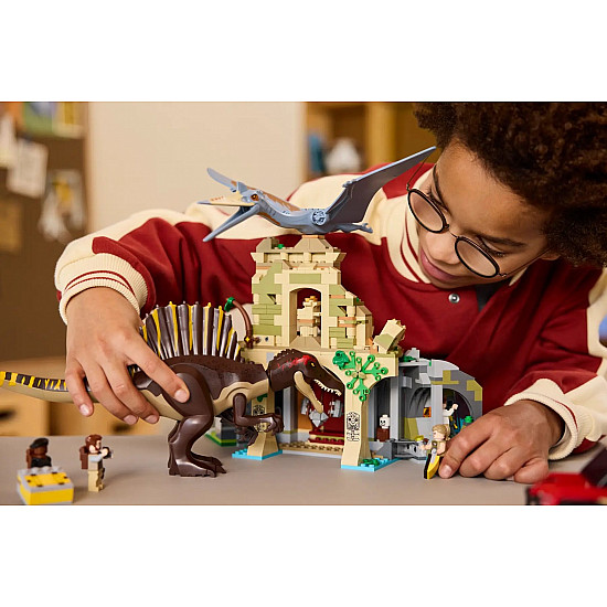 76976 Jurassic World Spinosaurier & Quetzalcoatlus: Hubschrauber-Einsatz, Konstruktionsspielzeug