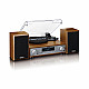 Lenco HiFi Stereo system with Record Player, DAB+/FM radio, and Bluetooth MC-160WD Stereo system USB port AUX in