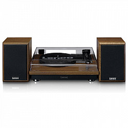LENCO LS-100WD Plattenspieler BT 2 externeLautsprecher