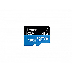 Lexar 128GB microSDXC High-Performance 633x UHS-I C10 A1 V30 U3