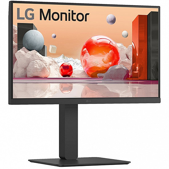 24BA850-B.AEU, LED-Monitor 60.4 cm (23.8 Zoll), schwarz, FullHD, IPS, Webcam, Mikrofon, USB-C, 100Hz Panel