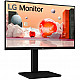 LCD Monitor LG 24BA550-B 24 Panel IPS 1920x1080 16:9 100 Hz Matte 5 ms Speakers Swivel Pivot Height adjustable Tilt Color Black 24BA550-B
