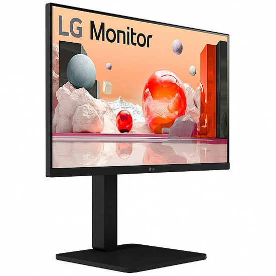 LCD Monitor LG 24BA550-B 24 Panel IPS 1920x1080 16:9 100 Hz Matte 5 ms Speakers Swivel Pivot Height adjustable Tilt Color Black 24BA550-B