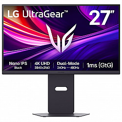 UltraGear 27G850A-B, Gaming-Monitor 68.5 cm (27 Zoll), dunkelgrau, UltraHD/4K, IPS-Black, Dual-Mode, HDR, 240Hz Panel