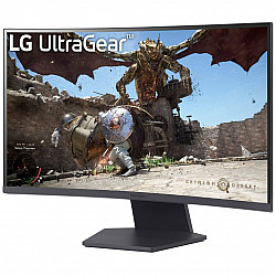 UltraGear 27GS60QX-B, Gaming-Monitor 68.4 cm (27 Zoll), schwarz, WQHD, VA, Curved, AMD Free-Sync, 180Hz Panel