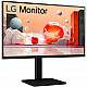 LCD Monitor LG 27 Panel IPS 1920x1080 16:9 100Hz Matte Speakers Swivel Pivot Height adjustable Tilt Color Black 27BA550-B