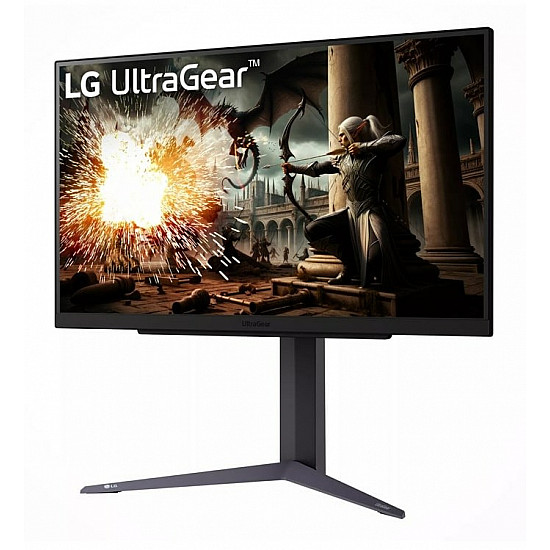LCD Monitor LG 27GS75Q-B 27 Gaming Panel IPS 2560x1440 16:9 180Hz Matte 1 ms Pivot Height adjustable Tilt Color Black 27GS75Q-B