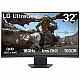 UltraGear 32GS60QX-B, Gaming-Monitor 80 cm (31.5 Zoll), schwarz, WQHD, VA, Curved, AMD Free-Sync, 180Hz Panel