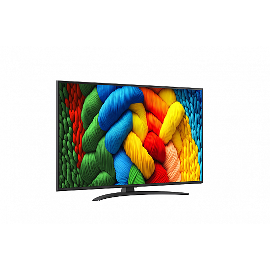 TV Set LG 50 4K/Smart 3840x2160 Wireless LAN Bluetooth webOS Black 50NANO81A3A