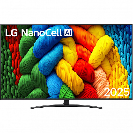 LG NanoCell AI 65NANO81A6A 165.1 cm (65) 4K Ultra HD Smart TV Wi-Fi Black