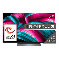 TV Set LG 48 OLED/4K/Smart 3840x2160 Wireless LAN Bluetooth webOS Black OLED48C51LA