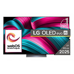 TV Set LG 77 OLED/4K/Smart 3840x2160 Wireless LAN Bluetooth webOS Black OLED77C51LA