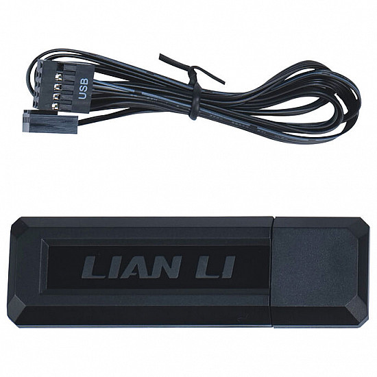Lian Li UNI FAN SL Wireless ARGB PWM Fan, 3-Pack incl. Controller - 120 mm, black