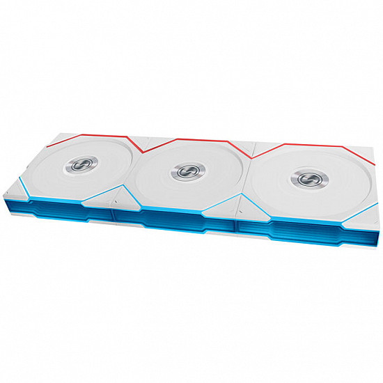 Lian Li UNI FAN TL Wireless Lüfter, ARGB, PWM, 3er-Pack - Reverse Blade, 120mm, weiß