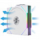 Lian Li UNI FAN TL Wireless Lüfter, ARGB, PWM, 3er-Pack - Reverse Blade, 120mm, weiß