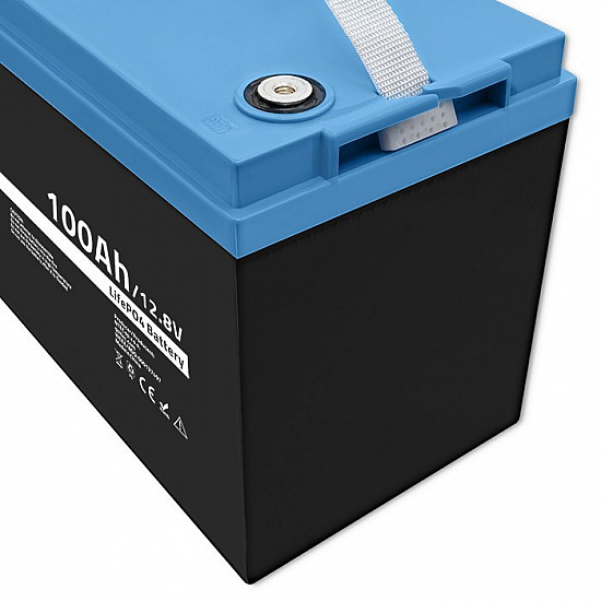 Qoltec 53705 vehicle battery Lithium Iron Phosphate (LiFePO4) 100 Ah 12.8 V 100 A Car