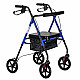 Lightweight aluminium four-wheel rehabilitation walker CH100AM