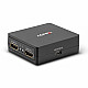 2 Port HDMI Splitter 18Gbps, kompakt schwarz