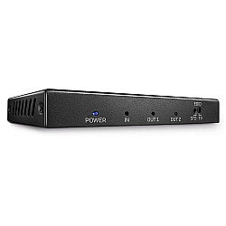 2 Port HDMI Splitter 18G schwarz, HDR HDCP 2.2