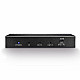 2 Port HDMI Splitter 18G schwarz, HDR HDCP 2.2