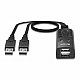 2 PORT USB KM SWITCH 2 PORT USB KABEL KM UMSCHALTER