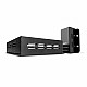 50m 4 Port USB 2.0 Cat.6 Extender, USB-Extender schwarz, USB 2.0 Cat.6