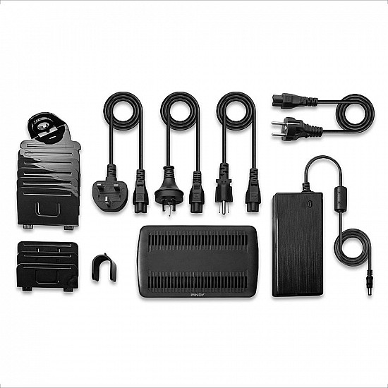 160W 6 Port USB-Ladestation, 3x USB-A + 3x USB-C schwarz/grau, PD 3.0, QC 3.0/4.0, Samsung AFC, gleichzeitiges Laden von 6 Tablets / Smartphones