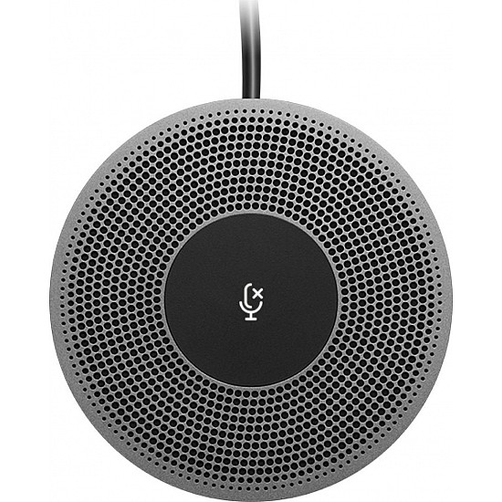 LOGITECH EXPANSION MIC FOR MEETUP Microphone for Small Room Solution for Google Meet for Microsoft Teams Rooms for Zoom Rooms
