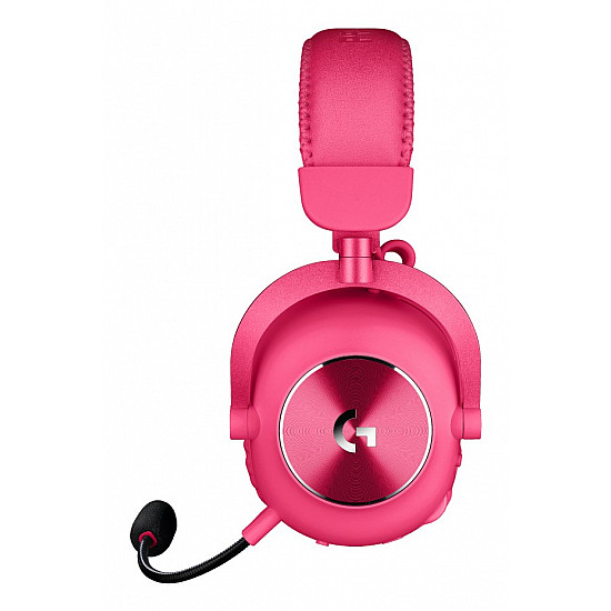 LOGITECH G Pro X 2 Headset full size Bluetooth / LIGHTSPEED wireless wired 3.5 mm jack noise isolating magenta