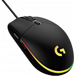 LOGITECH Gaming Mouse G203 LIGHTSYNC Mouse optical 6 buttons wired USB black