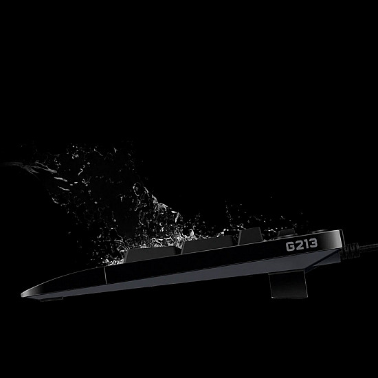 LOGITECH G213 Prodigy Corded RGB Gaming Keyboard - BLACK - US INT'L - USB