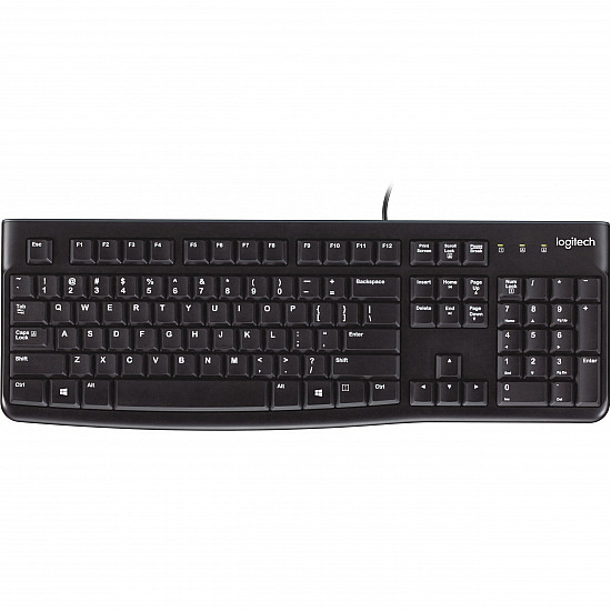 KEYBOARD K120 FOR BUSINESS OEM USB BLACK SILENT US- LAYOUT