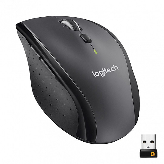 LOGITECH Marathon M705 Mouse right-handed laser wireless 2.4 GHz USB wireless receiver