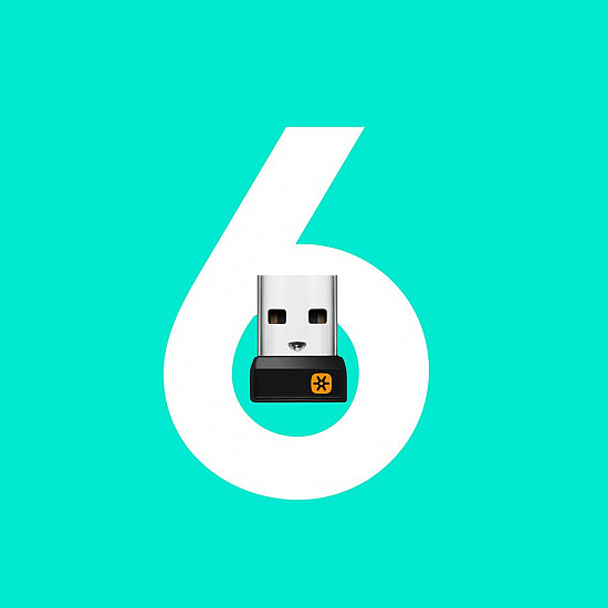 LOGITECH Marathon M705 Mouse right-handed laser wireless 2.4 GHz USB wireless receiver