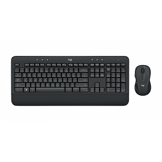 Logitech Advance Wireless Keyboard and Mouse Combo MK545, keyboard layout US, Black