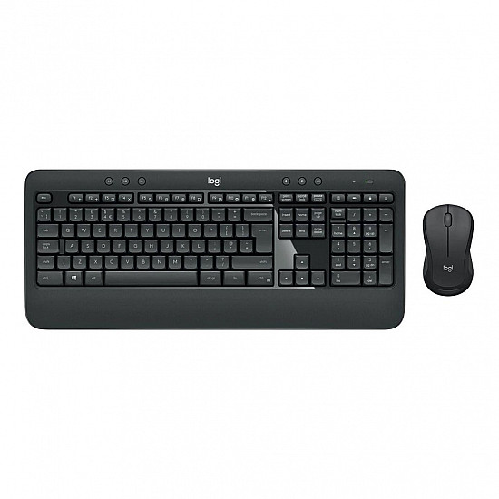Logitech Advance Wireless Keyboard and Mouse Combo MK545, keyboard layout US, Black
