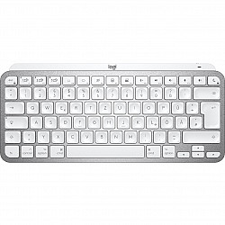 Logitech MX Keys Mini for Mac Minimalist Wireless Illuminated Keyboard, kabellose Bluetooth-Tastatur , pale grey
