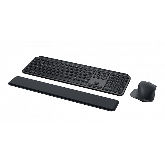 Logitech MX Keys S Combo keyboard Mouse included Office RF Wireless + Bluetooth QWERTY US International Graphite
