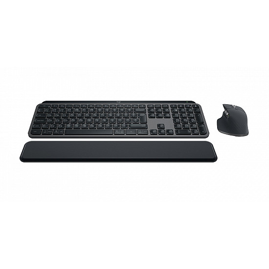 Logitech MX Keys S Combo keyboard Mouse included Office RF Wireless + Bluetooth QWERTY US International Graphite