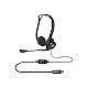 Logitech 960 USB Headset, On-Ear, Schwarz, Kabelgebunden, 981-000100