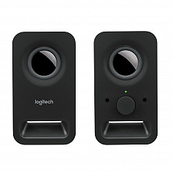 Logitech Z150 Stereo-Lautsprecher, Schwarz, Kabelgebunden, 980-000814