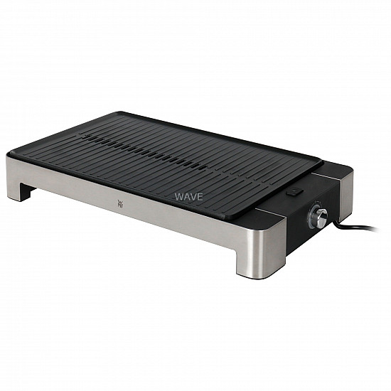 LONO Elektrogrill, gerippt schwarz/edelstahl, 2.000 Watt