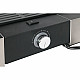 LONO Elektrogrill, gerippt schwarz/edelstahl, 2.000 Watt