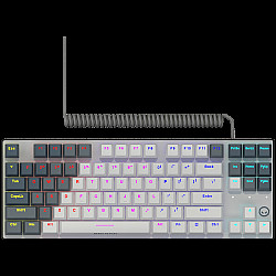 LORGAR Azar 514TKL, Wired RGB mechanical gaming keyboard, white, EN layout