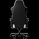 LORGAR Base 311, Gaming chair, PU eco-leather, 1.8 mm metal frame, multiblock mechanism, 4D armrests, 5 Star aluminium base, Class-4 gas lift, 75mm PU casters, Black + white