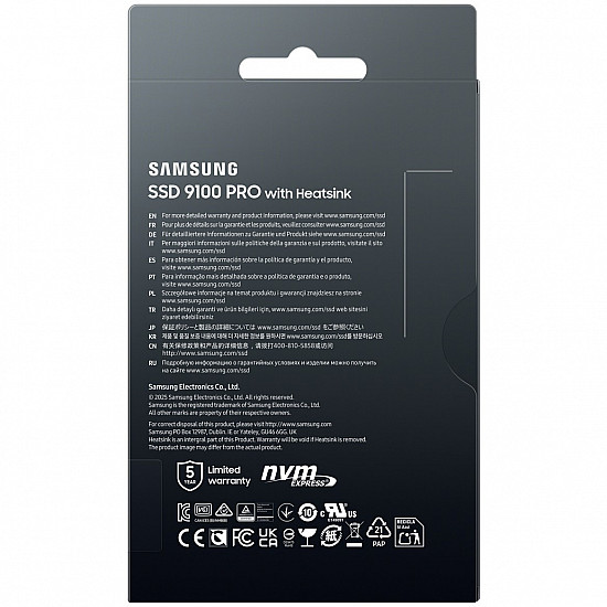 Samsung 9100 PRO SSD diskas su PCIe 5.0 x4, 2TB, M.2 2280 2025