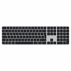 Apple Magic Keyboard with Touch ID and Numeric Keypad for Mac models with Apple silicon Keyboard Wireless English Black Bluetooth, USB-C
