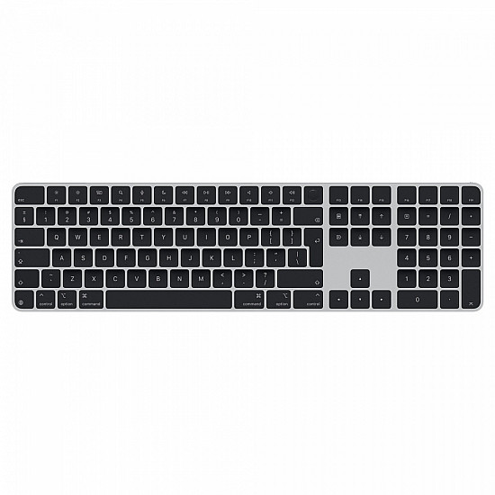 Apple Magic Keyboard with Touch ID and Numeric Keypad for Mac models with Apple silicon Keyboard Wireless English Black Bluetooth, USB-C